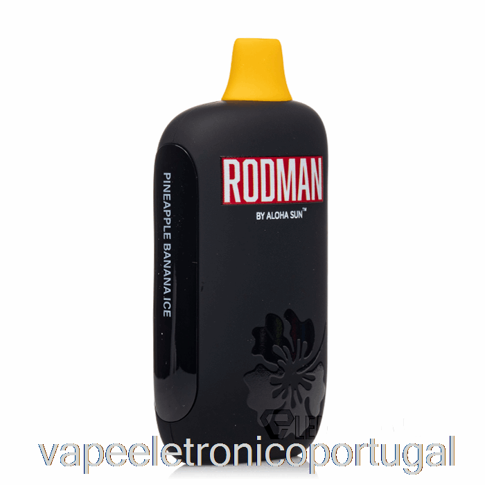 Vape Eletrônico Rodman 9100 Descartável Abacaxi Banana Ice